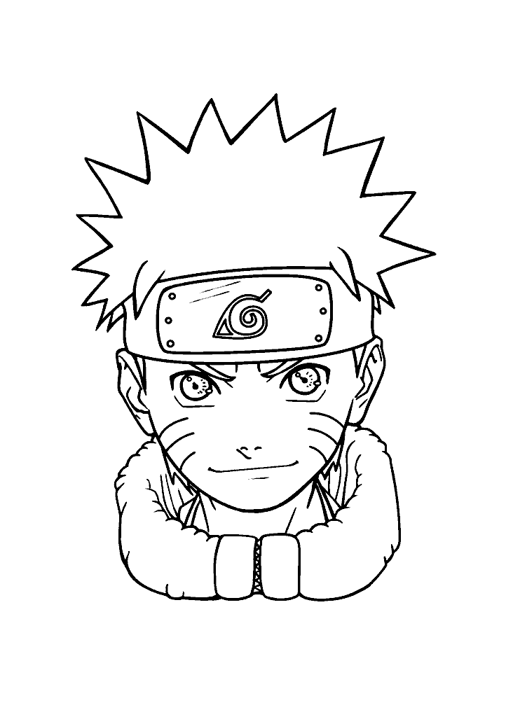 naruto para colorir