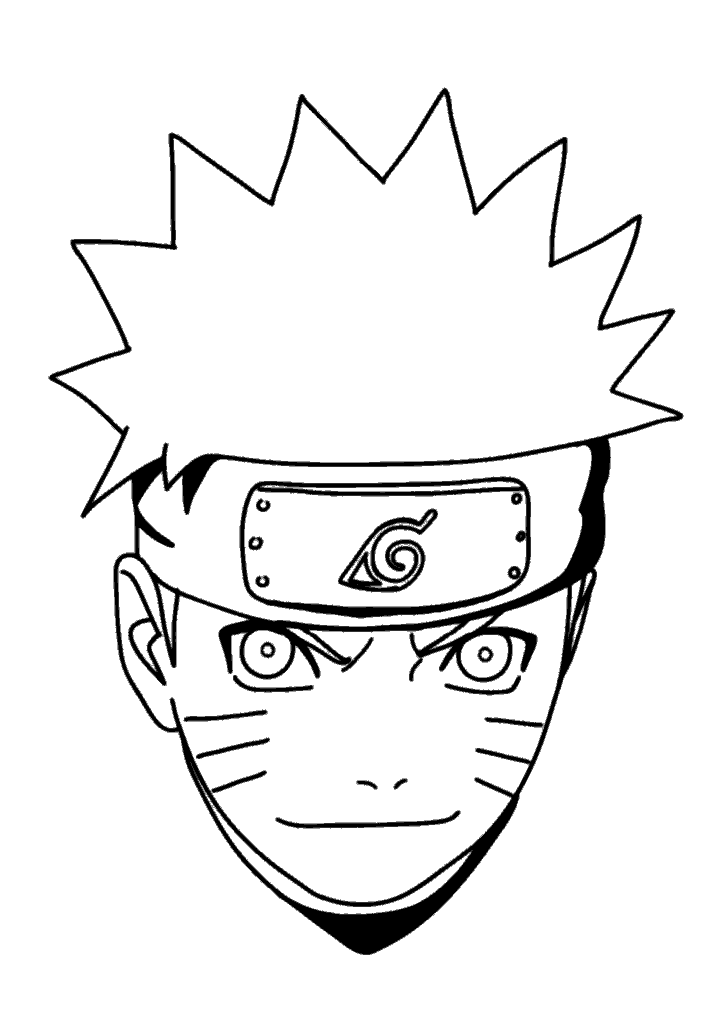 naruto para colorir