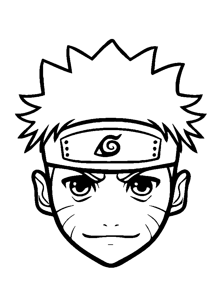 naruto para colorir