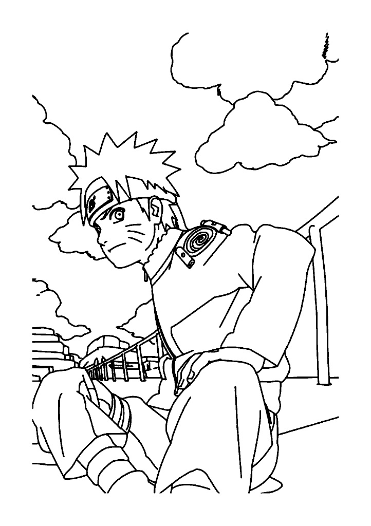 naruto para colorir