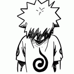 naruto para colorir