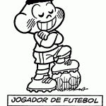 turma da monica para colorir