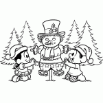 turma da monica para colorir