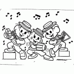 turma da monica para colorir