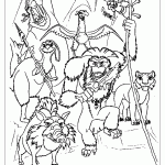 a era do gelo para colorir