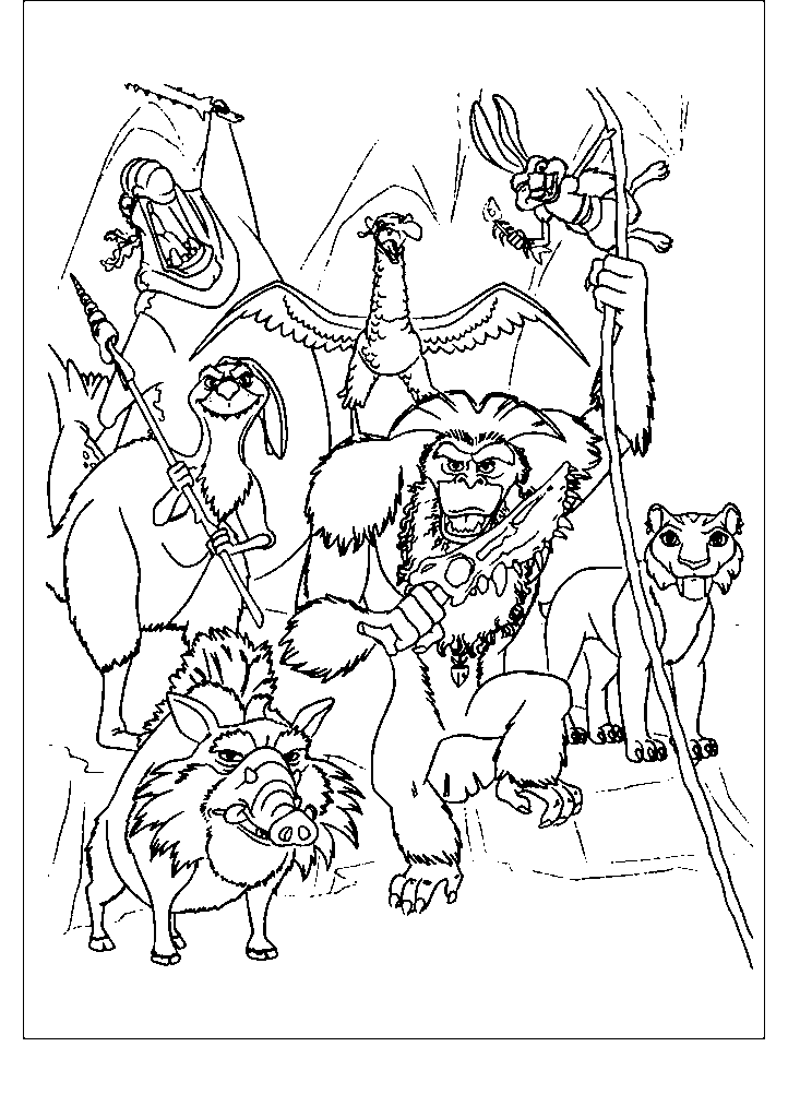 a era do gelo para colorir