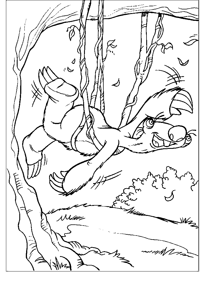 a era do gelo para colorir