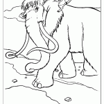 a era do gelo para colorir