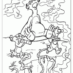 a era do gelo para colorir