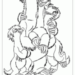 a era do gelo para colorir