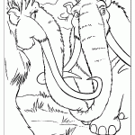 a era do gelo para colorir