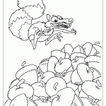 a era do gelo para colorir