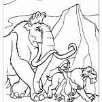 a era do gelo para colorir