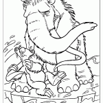 a era do gelo para colorir