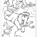 a era do gelo para colorir