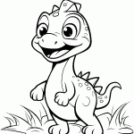 dinossauro para colorir