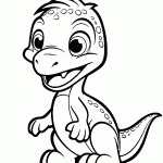 dinossauro para colorir