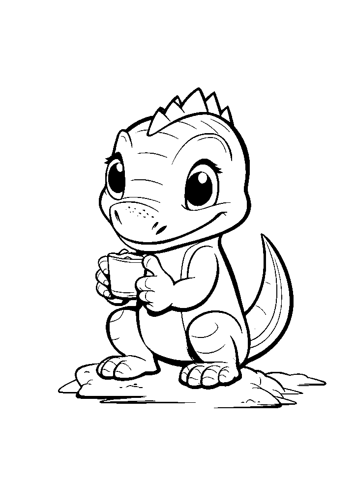 dinossauro para colorir