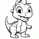 dinossauro para colorir