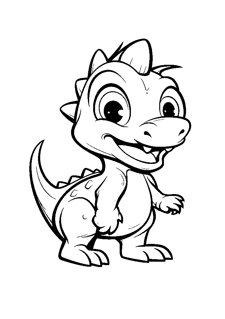 dinossauro para colorir