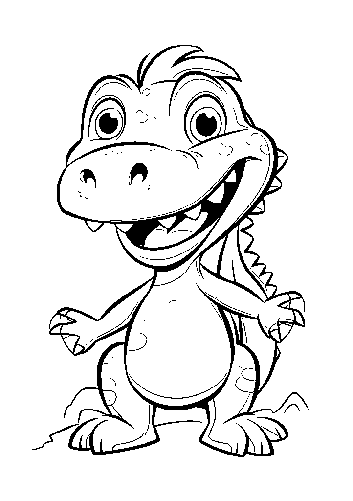 dinossauro para colorir