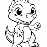 dinossauro para colorir