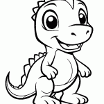dinossauro para colorir