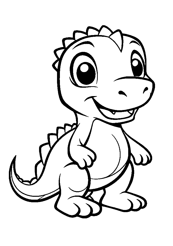 dinossauro para colorir