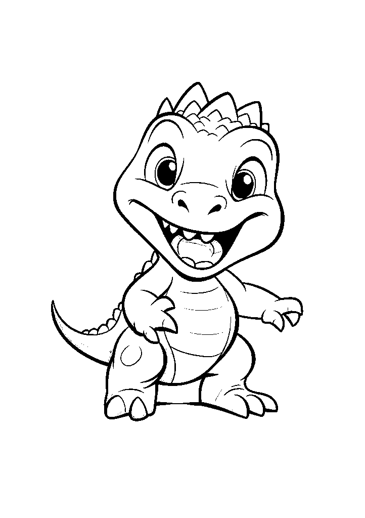 dinossauro para colorir