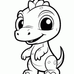 dinossauro para colorir