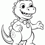dinossauro para colorir
