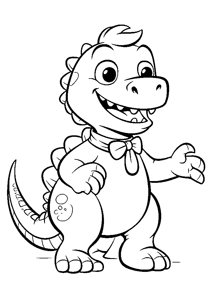 dinossauro para colorir