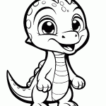 dinossauro para colorir