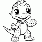 dinossauro para colorir