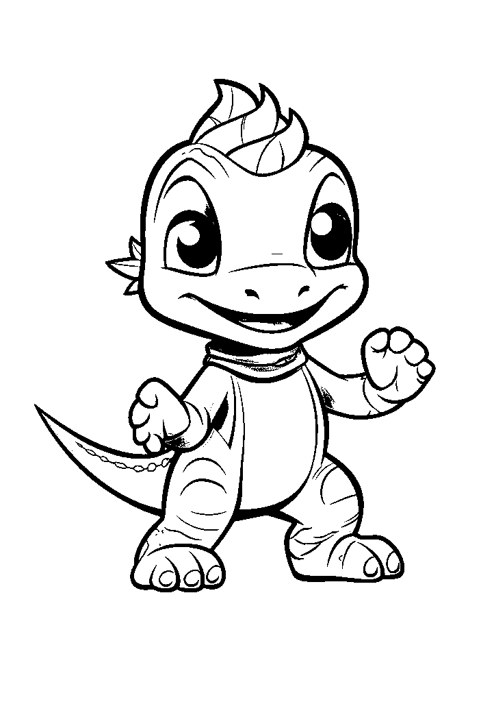 dinossauro para colorir