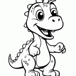 dinossauro para colorir