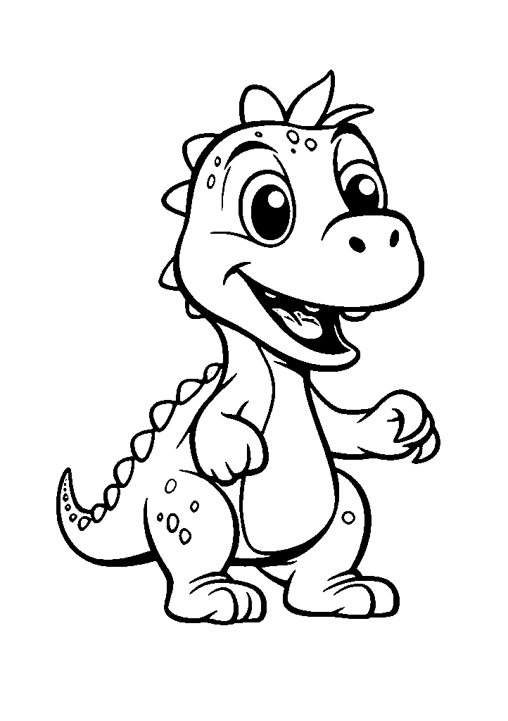 dinossauro para colorir