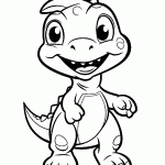 dinossauro para colorir