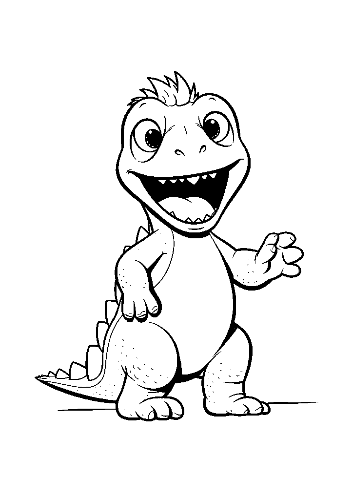 dinossauro para colorir
