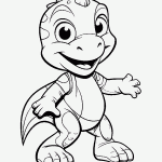 dinossauro para colorir