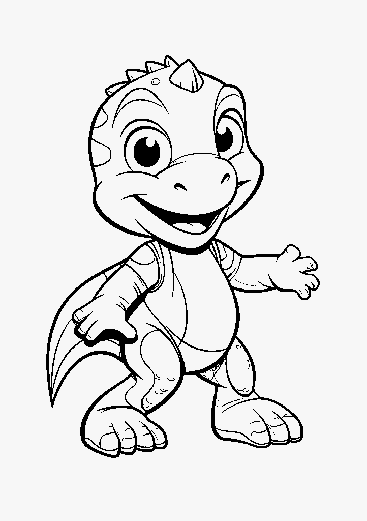 dinossauro para colorir
