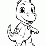 dinossauro para colorir