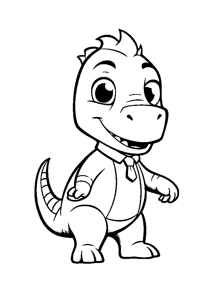 dinossauro para colorir