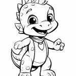 dinossauro para colorir