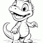 dinossauro para colorir