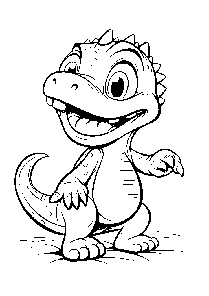 dinossauro para colorir