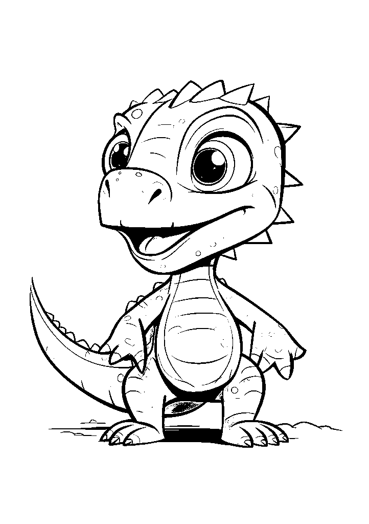 dinossauro para colorir