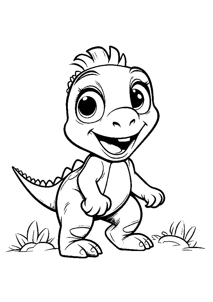 dinossauro para colorir