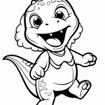 dinossauro para colorir