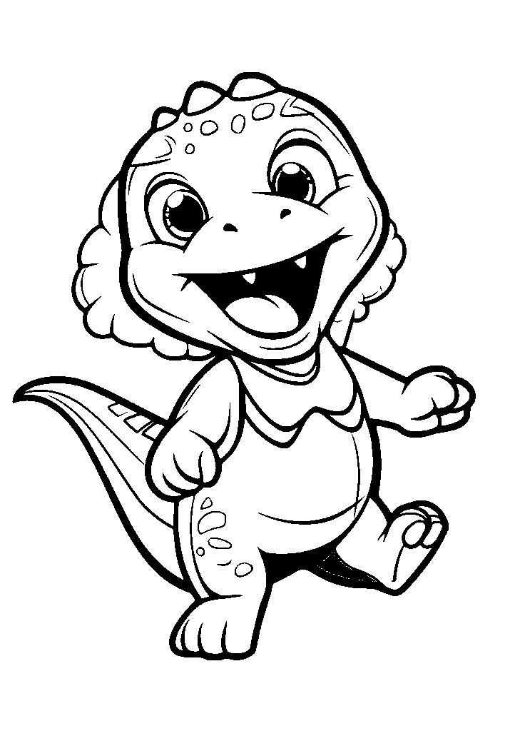 dinossauro para colorir